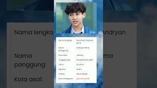 biodata andryan bima #magic5 #magic5indosiar #afan #afanda5 #basmalahgralind #ohcinta #radenrakha