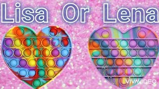 LISA OR LENA (Valentine's day Edition) | Choose your Gift