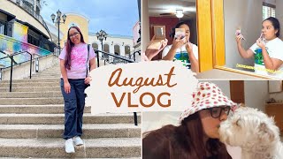 AUGUST VLOG (Filming, Mystery Bags, & Hauls) | Samantha Sophia