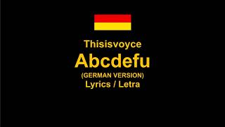 GAYLE , Thisisvoyce - Abcdefu (German version) , Lyrics / Letra / Текст / 動態歌詞