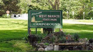 West Branch State Park Campground | Drive Through | Timelapse