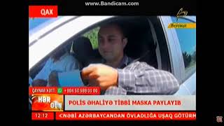 QAX POLISI VETENDASLARA TIBBI MASKA PAYLADI