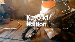 Опять новое видео о Kayo k1 недо-станте . Попытки станта на kayo k1 250!