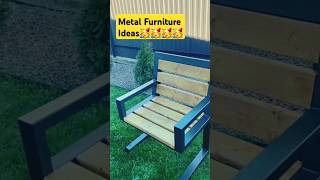 Metal furniture ideas #weldingprojects #metalfurnituredesign #reactionvideo #tukanglas