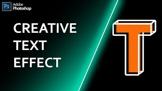 Creative Text Effect In Photoshop cc 2021 | Photoshop Tutorial | Line Text Effect