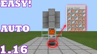 EASIEST AUTO CHICKEN COOKER IN MCPE