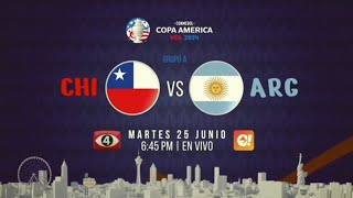 Canal 4 TCS El Salvador | Copa América 2024 - Chile vs Argentina (Jornada 2) Promo