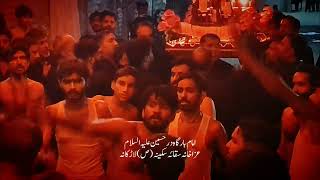 Wo Abid-e-Beemar Tha Chalna Se  Jo Lachar Tha|| Imam Bargha Dar-e-Hussain Larkana||#9muharam#Azadari