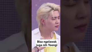 Bisa ngelawak juga nih si Yoongi #bts #jin #jhope #rm #suga #jimin #jungkook #taehyung