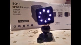 Quelima SQ13 Mini Camera Unboxing