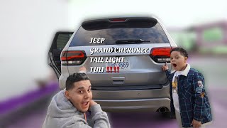 INSTALLING 2017+20  JEEP GRAND CHEROKEE TAIL LIGHT TINT