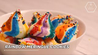 Make These Showstopping Rainbow Meringue Cookies - All You Need Is 4 Ingredients!