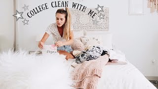 Getting my life together for school: college clean with me