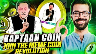 🚀🔥A NEW HIDDEN GEM🔥 KAPTAAN COIN ⚡ MEME COIN REVOLUTION 🚀buy now