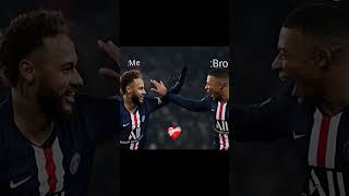 me and bro💔/#shorts #viral #football #trending #neymarjr #mbappe