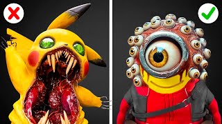 Monstro Pikachu ⚡ vs. Deadpool Minion 🌀: Batalha Épica do Século! 💥