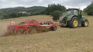 Kultivace po pšenici 2024 | John Deere 8370r