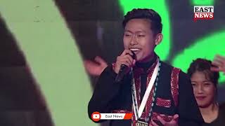 Arunachal Idol Season 5 Winner 𝐎𝐛𝐨𝐦 𝐓𝐚𝐧𝐠𝐮 Perform at the Grand Finale held in Tawang | East News