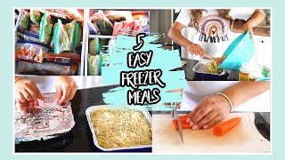 5 EASY FREEZER MEALS