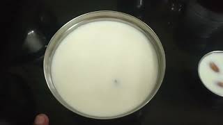 HOW TO SET CURD WITH BADAM