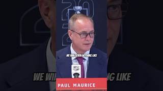 “We’re Gonna Find Out How Much Better We Can Get” Paul Maurice #nhl #hockey