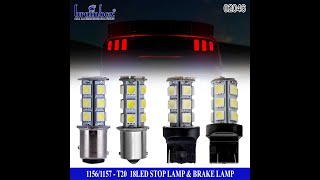 02046 Stop Lamp 18 LED Bohlam Stop Sein Lampu Senja Kota Mobil Motor