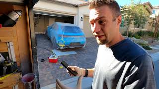 Mobile Bumper Repair Phoenix Arizona Part 3 (color mixing)