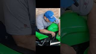 Início do projeto da Ninja Maçã Verde! #viralvideo #kawasaki #moto #kawasakininja #shortsviral