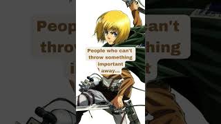 Armin is RIGHT! - #aot #attackontitan #shorts