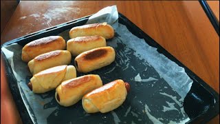 Chinese Bakery Style Hot Dog Bun Recipe :