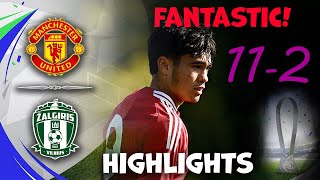 Man United u19 vs FK Zalgiris u19 | UEFA Youth League | Highlights 06-11-2024