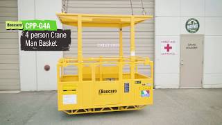 The CPP-G4A 2-in-1 Man-Basket from Bigfoot Crane Company