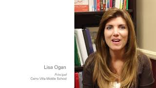 Making Connections │ Lisa Ogan - Principal - Cerro Villa Middle School