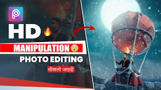 How to do HD Manipulation Photo Editing tutorial in picsart - Taukeer editz