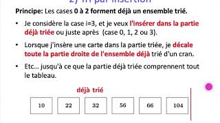 ALGO1 - Chapitre 9: Tris- Partie 2