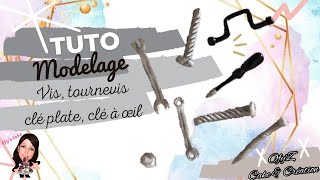 Comment faire des outils de mécanique en pâte à Sucre.