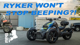 CAN-AM Ryker won't stop beeping