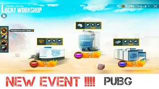 Lucky Workshop | NEW EVENT in PUBG mobile | Explained !!!