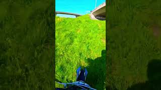 The hidden enduro trail under the highway interchange on my 450