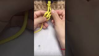 How to tie a simple knot 💎繩結技巧 #shorts #paracordknots   #howtomak #diybracelet