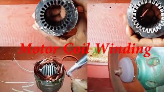 Manual Coil Winding Electric Induction Single Phase Motor | E-Tech Creator