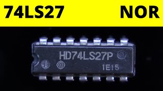 7427 74LS27 3 Input NOR Gate Triple 3 Input NOR Gate IC