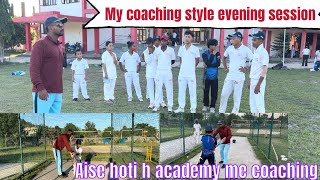 Cricket academy practice session by Lalit deva cricket academy of pathans #quick_cricket_skill