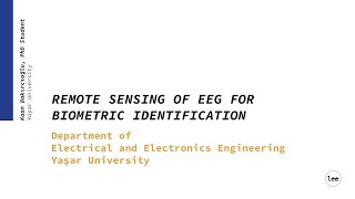 Lisansüstü Eğitim Seminerleri- Elektrik ve Elektronik Mühendisliği Bölümü-  Kaan Bakırcıoğlu