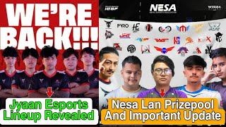 JM Is Back😱 | JM Lineup Revealed 🔥 | Nesa Lan Prizepool | Audiance Entry In Nesa Lan? | Short Update