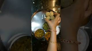 सकटचौथ की थाली/Tasty thali#shorts