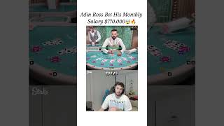 One BJ Hand 3 Year Normal Salary HAHA!.#stake  #adinross  #roulette #shorts #short #viral #casino