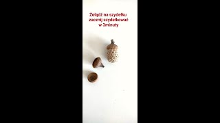 Żołądź na szydełku Jak zacząć Link do tutorialu #shorts