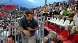 Servello Chanting Juve Juve ! @ BMO Field in Toronto - Juventus 1 - Sporting Lisbon 2