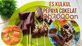 DIJUAL SERIBUAN AUTO LAKU ‼️ES KUL-KUL PEPAYA COKELAT ENAK & SIMPLE,JAJANAN ANAK SD,IDE JUALAN MURAH